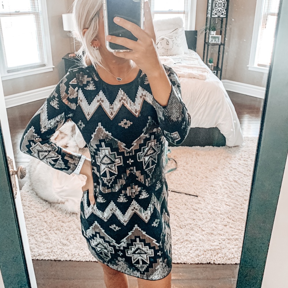 Express Sequin Dress